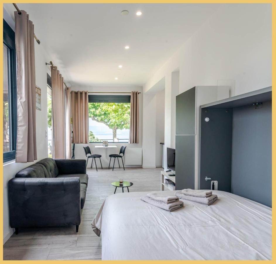 Appartement Cozy 2 Panoramique Lac Leman โทนง-เลส์-แบงส์ ภายนอก รูปภาพ